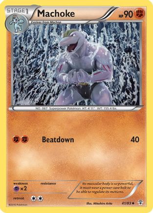 Machoke 41/83 - Generations Reverse Holofoil - Poke-Collect