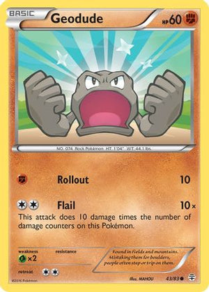 Geodude 43/83 - Generations Reverse Holofoil - Poke-Collect