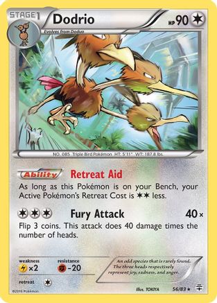 Dodrio 56/83 - Generations - Poke-Collect
