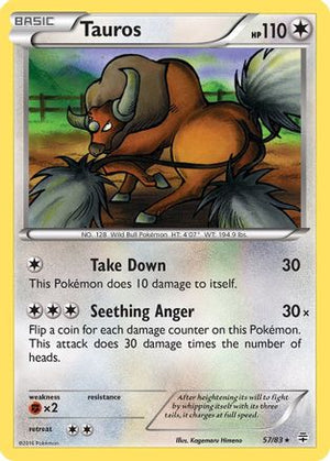 Tauros 57/83 - Generations Reverse Holofoil - Poke-Collect