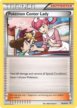 Pokemon Center Lady 68/83 - Generations Reverse Holofoil - Poke-Collect