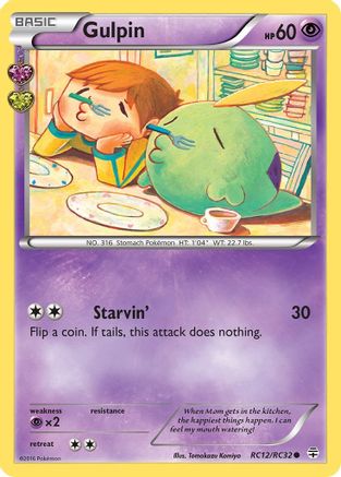 Gulpin RC12/83 - Generations Radiant Collection - Poke-Collect