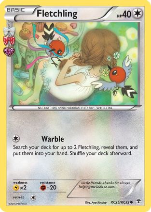 Fletchling RC25/83 - Generations Radiant Collection - Poke-Collect