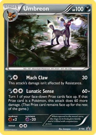 Umbreon XY96/211 - XY Black Star Promos Holofoil - Poke-Collect