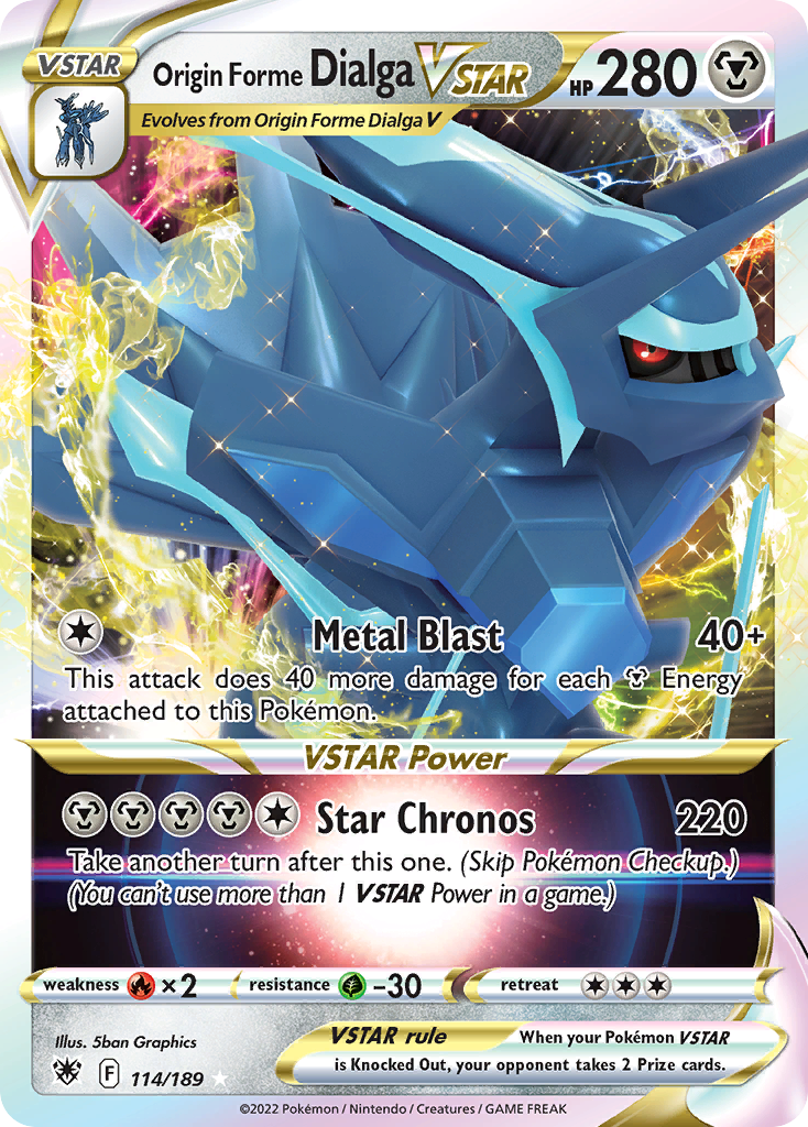 Origin Forme Dialga VSTAR 114/189 - SWSH10 Astral Radiance Holofoil - Poke-Collect