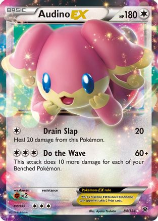 Audino EX 84/124 - XY  Fates Collide Holofoil - Poke-Collect