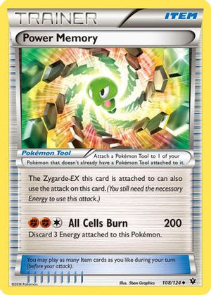 Power Memory 108/124 - XY  Fates Collide Reverse Holofoil - Poke-Collect
