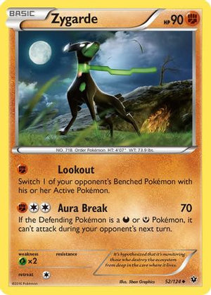 Zygarde 52/124 - Fates Collide - Poke-Collect