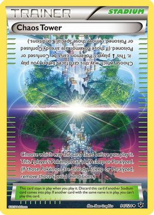Chaos Tower 94/124 - XY  Fates Collide Reverse Holofoil - Poke-Collect