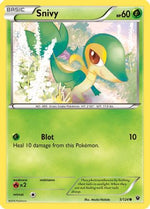 Snivy 5/124 - Fates Collide Reverse Holofoil - Poke-Collect
