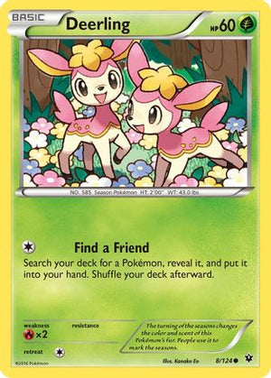 Deerling 8/124 - XY  Fates Collide - Poke-Collect