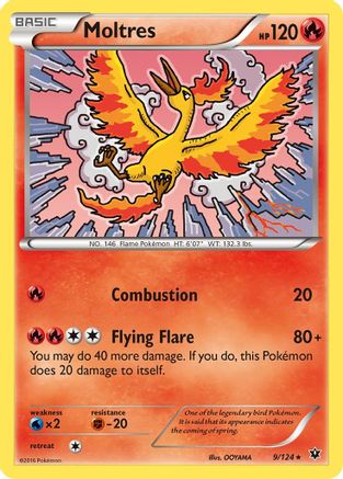 Moltres 9/124 - XY  Fates Collide - Poke-Collect