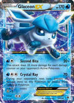 Glaceon EX 20/124 - XY  Fates Collide Holofoil - Poke-Collect