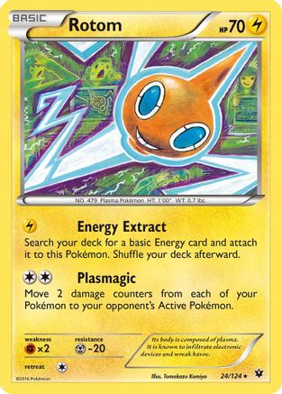 Rotom 24/124 - XY  Fates Collide Reverse Holofoil - Poke-Collect