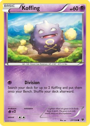 Koffing 27/124 - XY  Fates Collide - Poke-Collect