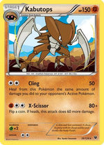 Kabutops 39/124 - XY  Fates Collide Reverse Holofoil - Poke-Collect