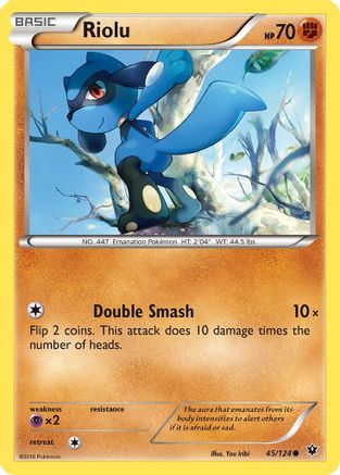 Riolu (45) 45/124 - XY  Fates Collide - Poke-Collect