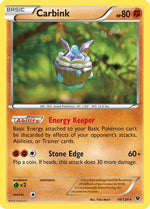 Carbink (49) 49/124 - XY  Fates Collide - Poke-Collect