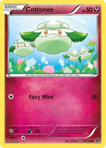 Cottonee 70/124 - XY  Fates Collide Reverse Holofoil - Poke-Collect