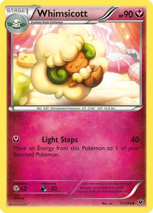 Whimsicott 71/124 - Fates Collide Reverse Holofoil - Poke-Collect