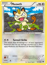 Meowth 74/124 - XY  Fates Collide - Poke-Collect