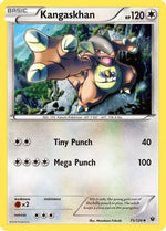 Kangaskhan 75/124 - XY  Fates Collide Reverse Holofoil - Poke-Collect