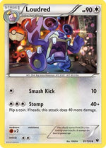 Loudred 81/124 - XY  Fates Collide Reverse Holofoil - Poke-Collect
