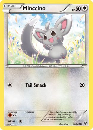 Minccino (87) 87/124 - XY  Fates Collide Reverse Holofoil - Poke-Collect