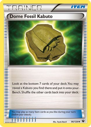 Dome Fossil Kabuto 96/124 - XY  Fates Collide - Poke-Collect