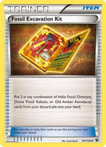 Fossil Excavation Kit 101/124 - XY  Fates Collide Reverse Holofoil - Poke-Collect