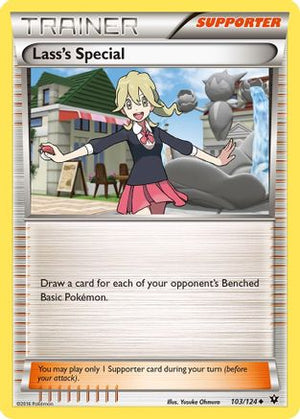 Lass's Special 103/124 - XY  Fates Collide Reverse Holofoil - Poke-Collect