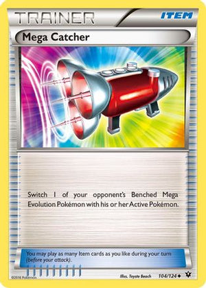 Mega Catcher 104/124 - XY  Fates Collide Reverse Holofoil - Poke-Collect