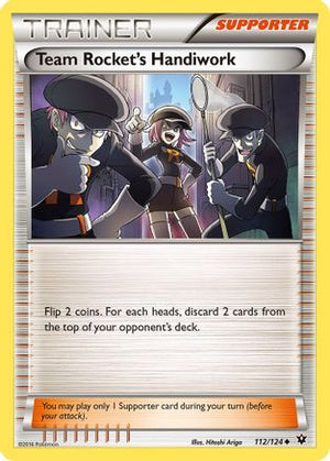 Team Rocket's Handiwork 112/124 - Fates Collide Reverse Holofoil - Poke-Collect