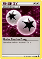 Double Colorless Energy 114/124 - XY  Fates Collide Reverse Holofoil - Poke-Collect