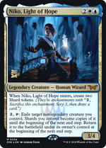 Niko, Light of Hope (PRE-224) - Duskmourn: House of Horror Promos Foil - Poke-Collect