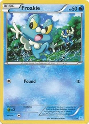 Froakie (11) 11 - XY Trainer Kit Pikachu Libre & Suicune - Poke-Collect