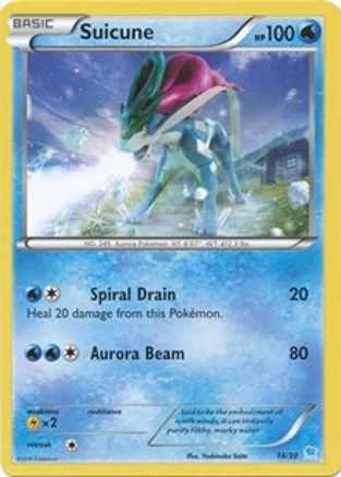 Suicune (14 - Non-Holo) 14 - XY Trainer Kit Pikachu Libre & Suicune - Poke-Collect