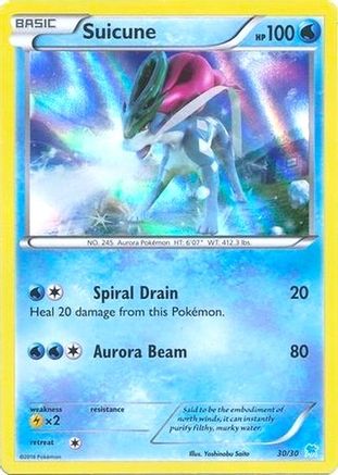 Suicune (30 - Holo) 30 - XY Trainer Kit Pikachu Libre & Suicune Holofoil - Poke-Collect