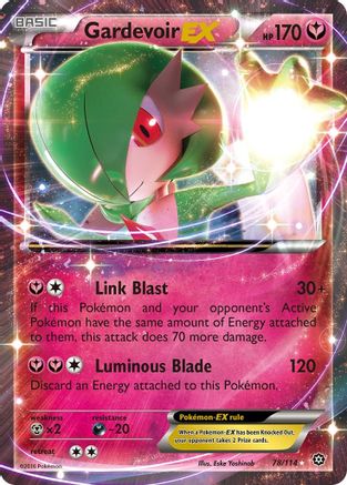 Gardevoir EX 78/114 - XY  Steam Siege Holofoil - Poke-Collect