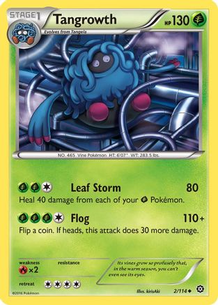 Tangrowth 2/114 - Steam Siege - Poke-Collect