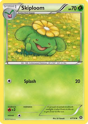 Skiploom 4/114 - Steam Siege Reverse Holofoil - Poke-Collect