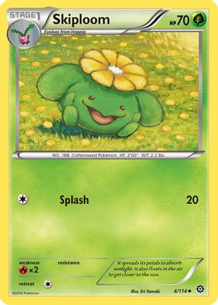 Skiploom 4/114 - Steam Siege - Poke-Collect