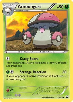 Amoonguss 13/114 - XY  Steam Siege Reverse Holofoil - Poke-Collect