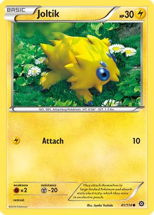 Joltik 41/114 - XY  Steam Siege Reverse Holofoil - Poke-Collect