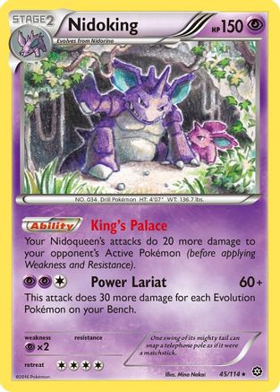 Nidoking 45/114 - XY  Steam Siege - Poke-Collect