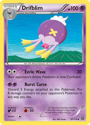 Drifblim 47/114 - XY  Steam Siege - Poke-Collect