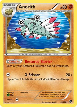 Anorith 56/114 - XY  Steam Siege - Poke-Collect