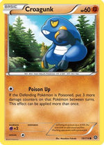 Croagunk 58/114 - XY  Steam Siege Reverse Holofoil - Poke-Collect