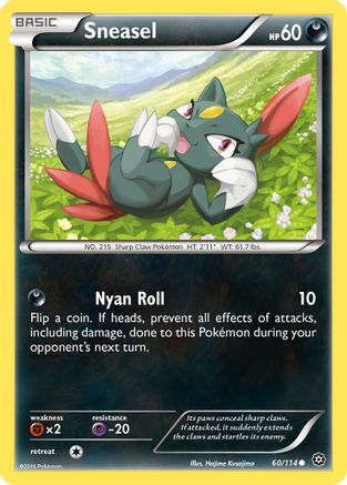 Sneasel 60/114 - Steam Siege - Poke-Collect