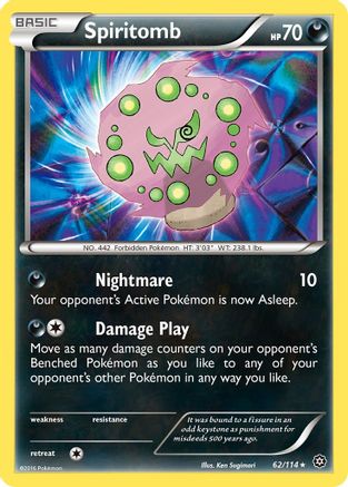 Spiritomb 62/114 - Steam Siege - Poke-Collect